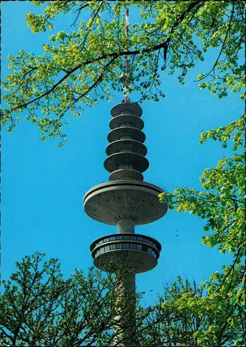 Ansichtskarte St. Pauli-Hamburg Fernsehturm 1968