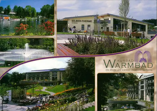 Warmbad-Wolkenstein  AK Kurpark, Konzert, Silber-Therme, Klinik 2000 Silberrand