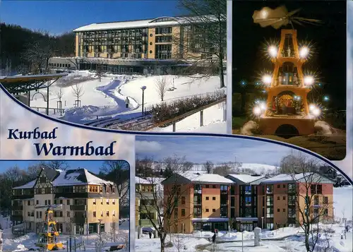 Warmbad-Wolkenstein Stadtteilansichten Mehrbild-AK ua. Klinik 2000