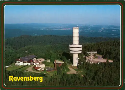 Ansichtskarte Bad Sachsa Luftbild Ravensberg Fernsehturm 1994