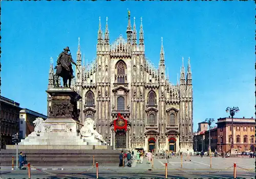 Cartoline Mailand Milano Duomo 1973