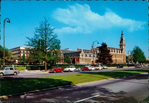 Postkaart Brüssel Bruxelles Straßenpartie - Universität 1972