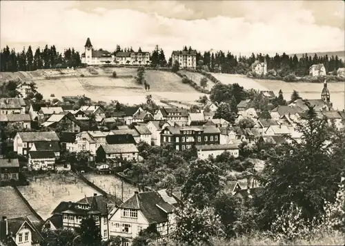 Ansichtskarte Finsterbergen-Friedrichroda Blick auf den Hang 1968