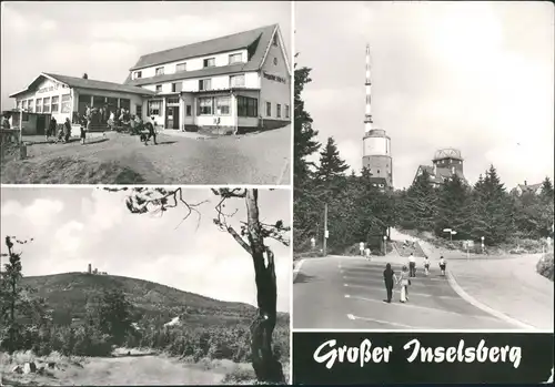 Ansichtskarte Brotterode MB Großer Inselberg Gasthof Stöhr 1989