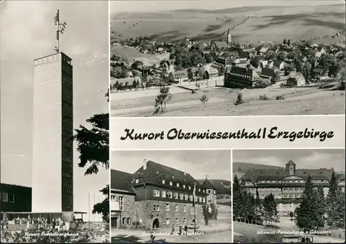 Ansichtskarte Oberwiesenthal MB: Stadtpartien 1975
