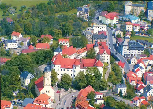 Ansichtskarte Nossen Luftbild 1999