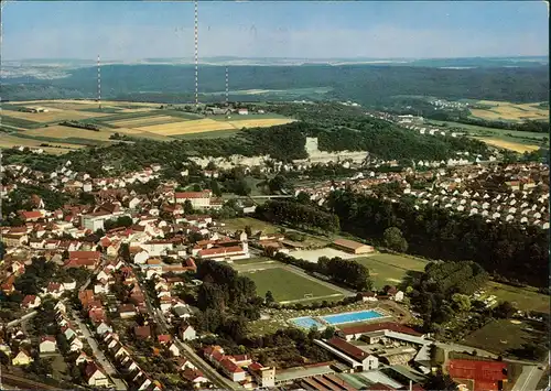 Ansichtskarte Mühlacker Luftbild 1969