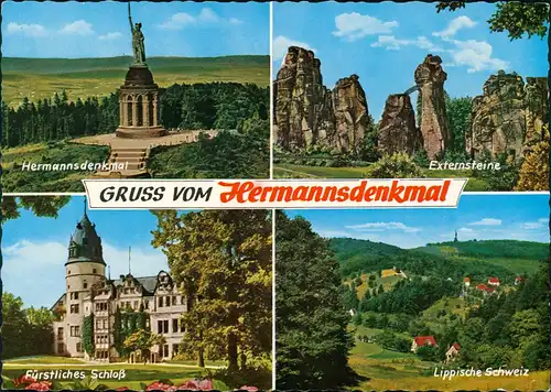 Holzhausen-Externsteine-Horn-Bad Meinberg Externsteine, Hermann, Schloß 1966