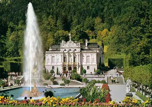 Ansichtskarte Linderhof-Ettal Schloss Linderhof 1999