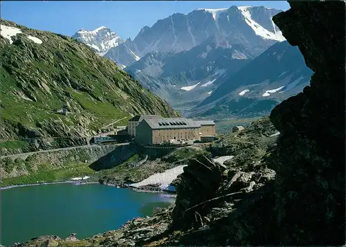 Grand-Saint-Bernard Grand-Saint-Bernard Hospice le Grand Combin et le Mont 1990