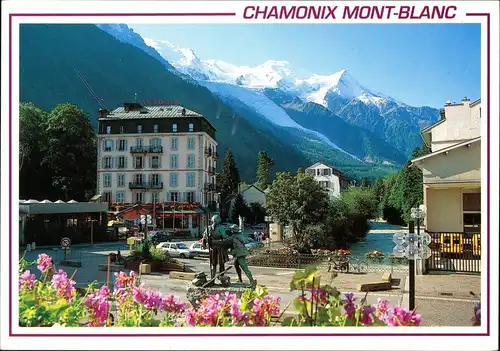 CPA Chamonix-Mont-Blanc Panorama-Ansicht 1990
