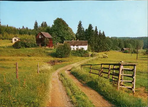 Ansichtskarte Bad Brambach im Rauner Grund 1988