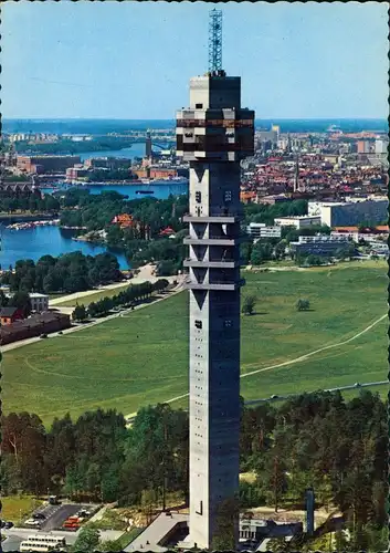 Postcard Stockholm Kaknästomet 155 m. Luftbild 1978