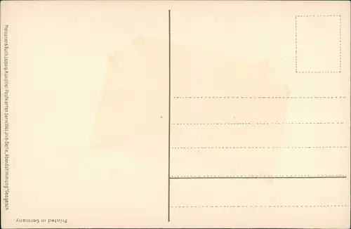 Künstlerkarte Buch - Goldrand - romantische Landschaft 1911 Goldrand