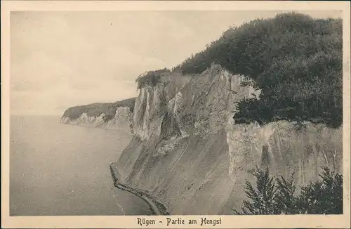 Ansichtskarte Stubbenkammer-Sassnitz Stubbenkammer am Hengst 1925