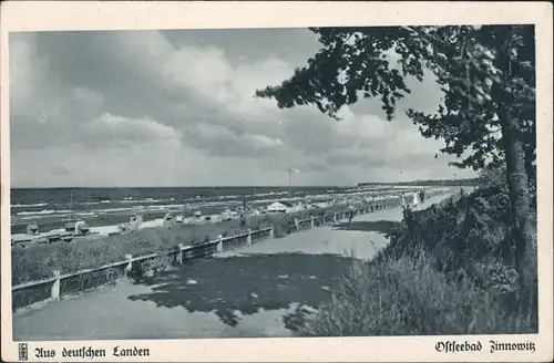 Ansichtskarte Zinnowitz Strandpromenade 1932