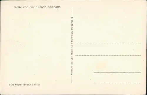 Ansichtskarte Zinnowitz Strandpromenade 1932