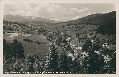 Agnetendorf-Hirschberg (Schlesien) Jagniątków Jelenia Góra Stadtpartie 1937