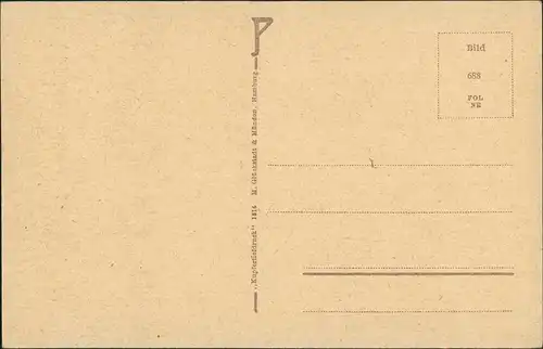 Ansichtskarte  Friesische Dorfstraße 1925