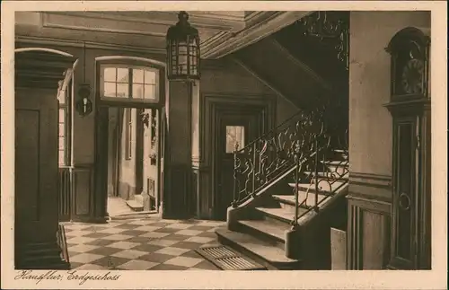 Ansichtskarte Frankfurt am Main Goethehaus - Hausflur 1926