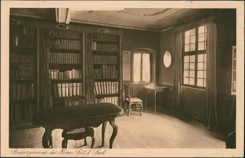 Ansichtskarte Frankfurt am Main Goethehaus - Szdierzimmer 1928