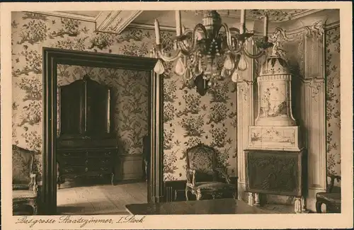 Ansichtskarte Frankfurt am Main Goethehaus - Staatszimmer 1926