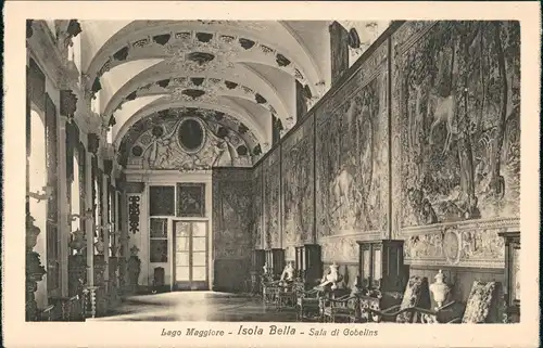 Stresa Stresa Lago Maggiore - Isola Bella - Sala di Gobelins 1928