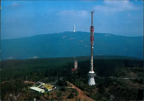 Ansichtskarte Bischofsgrüner Forst Luftbild Ochsenkopf (Fichtelgebirge) 1999
