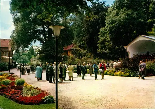 Ansichtskarte Bad Salzschlirf Im Kurpark - belebt 1969