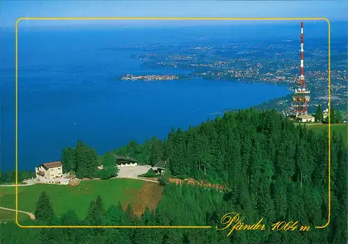 Ansichtskarte Bregenz Luftbild Pfänder 1999