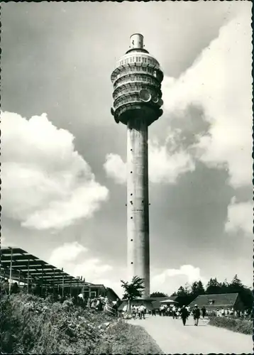 Ansichtskarte Steinthaleben-Kyffhäuserland Kulpenberg - Fernsehturm, Weg 1971