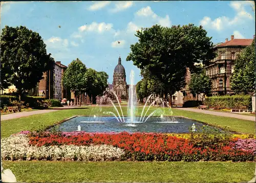 Ansichtskarte Mainz Kaiserstraße 1964