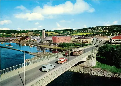Postcard Trondheim Trondheim Straßenpartie 1978