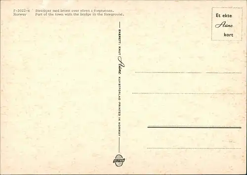 Postcard Trondheim Trondheim Straßenpartie 1978