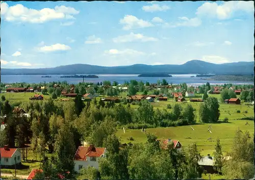 Postcard Dalarna (Stadt) Blick über die Stadt 1979