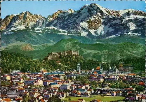 Ansichtskarte Salzburg Stadtpartie 1982