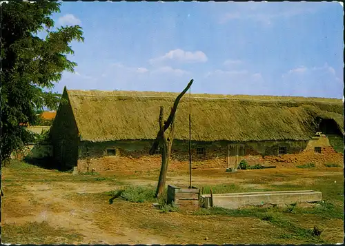 Burgenland (Österreich) Burgenland Pußtahof mit Ziehbrunnen 1973