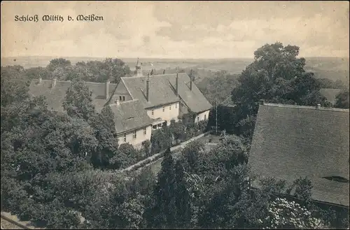 Ansichtskarte Miltitz-Roitzschen-Klipphausen Schloß 1915