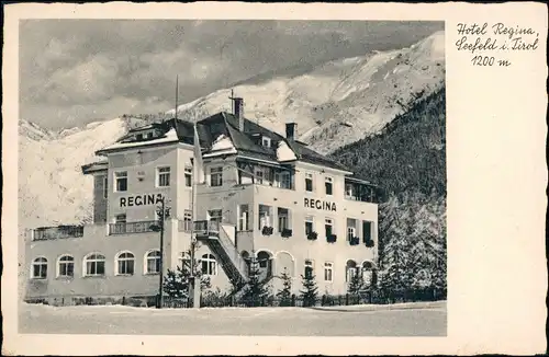 Ansichtskarte Seefeld Hotel Regina 1935