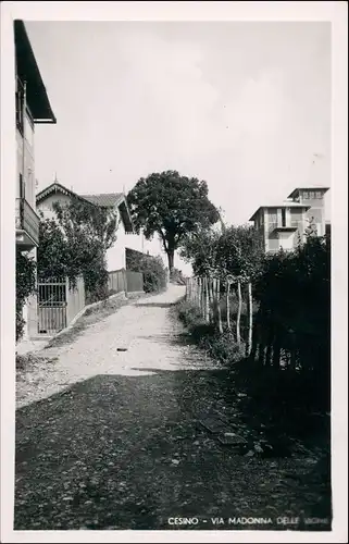 Foto Cesino Straßenpartie 1943 Privatfoto