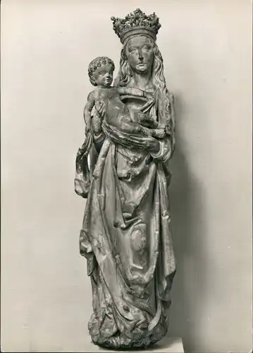 Madonna auf Mondsichel nach T. Riemenschneider Kunst-Motiv-Postkarte 1960