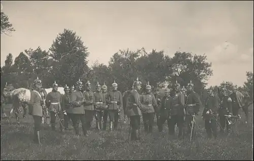 Königsbrück Kinspork Truppenübungsplatz - Mannöver II. Bataillon 1908 Privatfoto