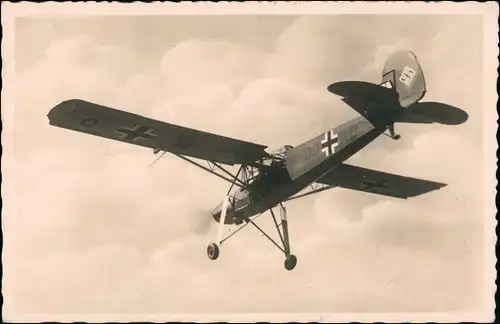 Ansichtskarte  Ein Fieseler Storch im Abflug Luftwaffe Flugzeug 1941