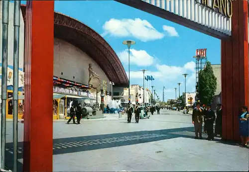 Cartoline Mailand Milano La grande porta che immette al settore della 1960