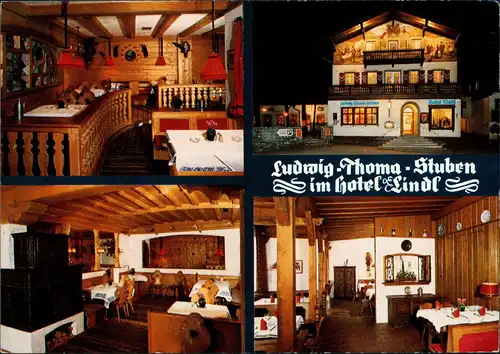Ansichtskarte Egern-Rottach-Egern Hotel Lindl MB 1982