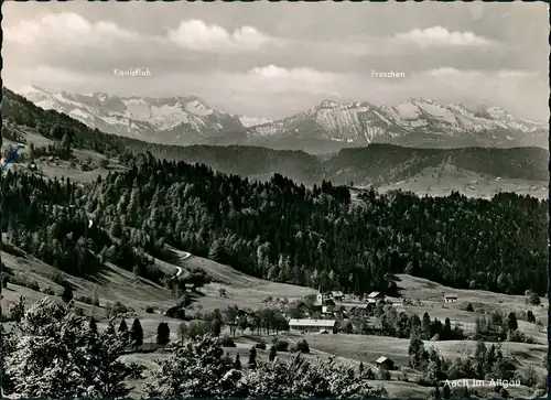 Ansichtskarte Aach im Allgäu-Oberstaufen Stadtpartie 1959