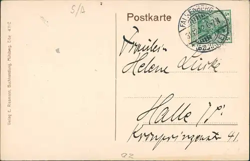 Ansichtskarte Altenau-Mühlberg/Elbe Miłota Domäne Borschütz 1912
