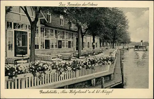 Ansichtskarte Rahnsdorf-Berlin Gaststätte Neu Helgoland 1939
