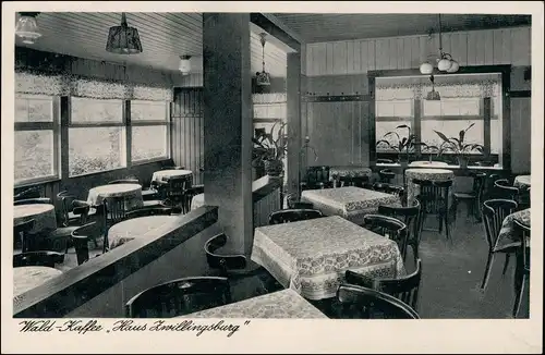 Zehlendorf-Berlin Waldkaffee Zwillingsburg Gaststube an der krummen Lanke 1932