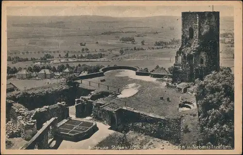 Ansichtskarte Stolpen Burg Stolpen - Umland 1940